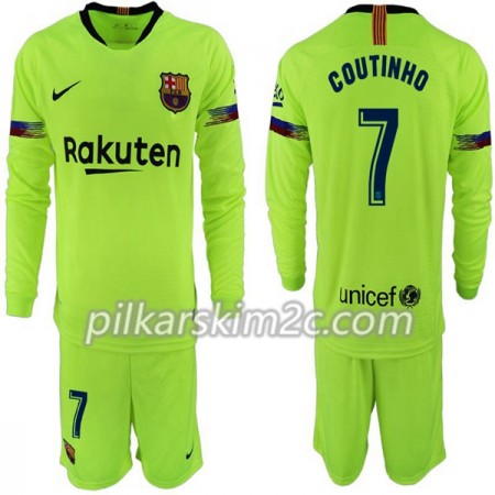 Koszulka FC Barcelona Coutinho 7 Dziecięca Precz 2018-2019 - Koszulki Piłkarskie(L/S)